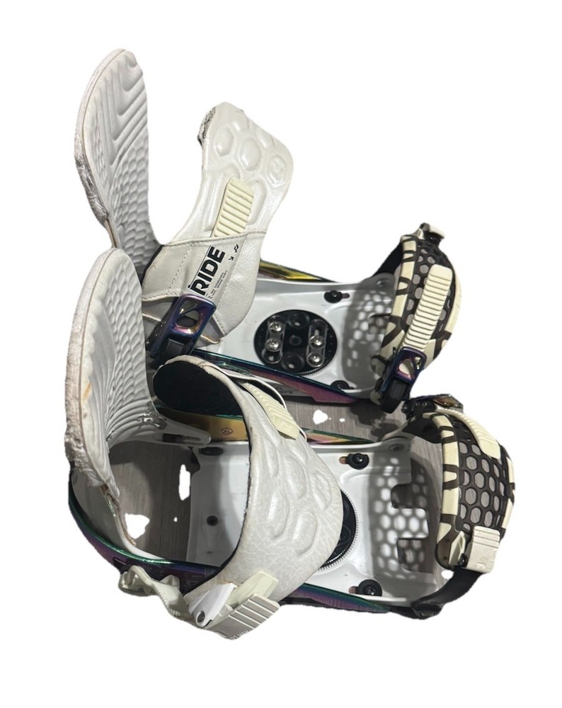 Ride El Hefe Snowboard Bindings White/multicolor