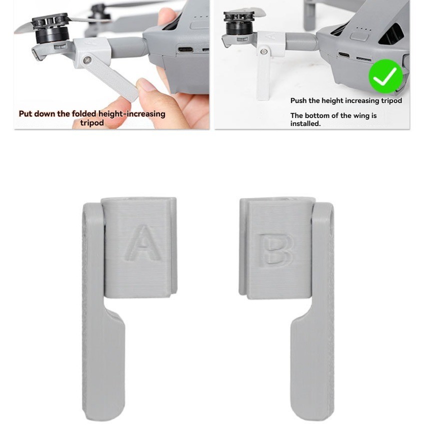 Drone Foldable Height-Adjustable Tripod Protective Stand For DJI Mini 5 Pro