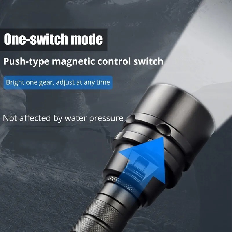 3/5LEDS Dive Light 8000LM Led Scuba Diving Flashlight LED Underwater Torch