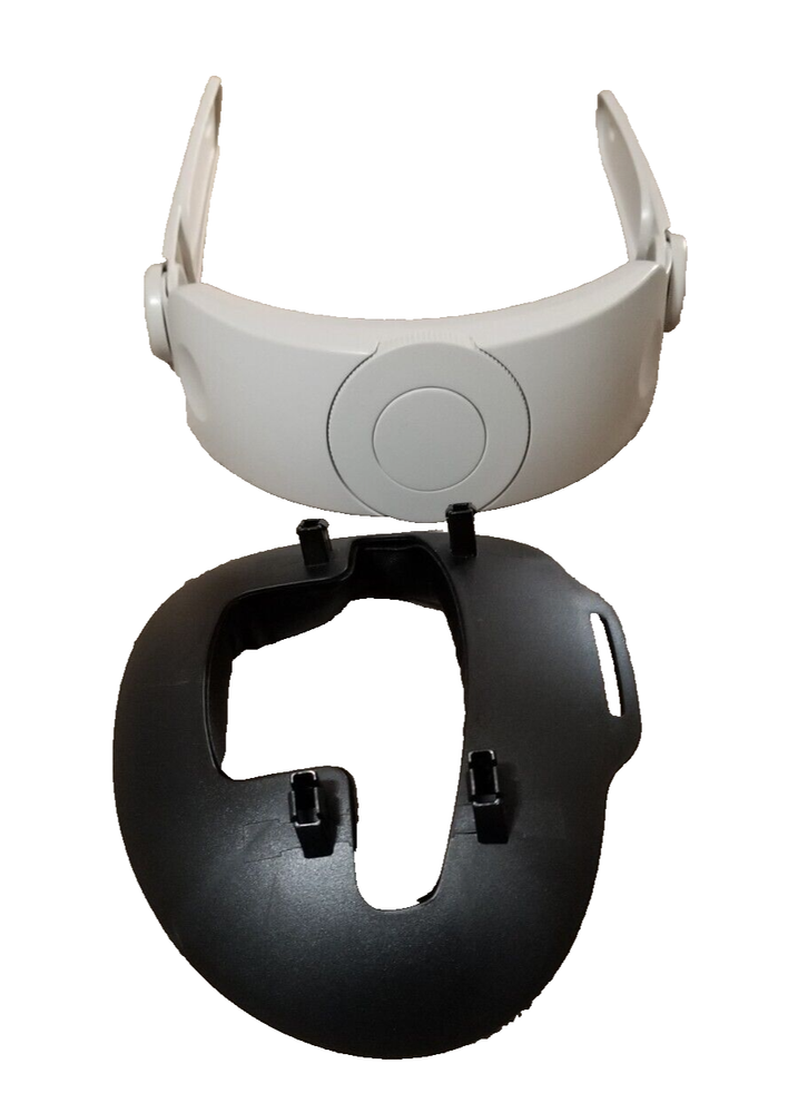 Meta Quest 3 Oculus Quest Elite Head Strap in White **MISSING THE TOP PIECE***