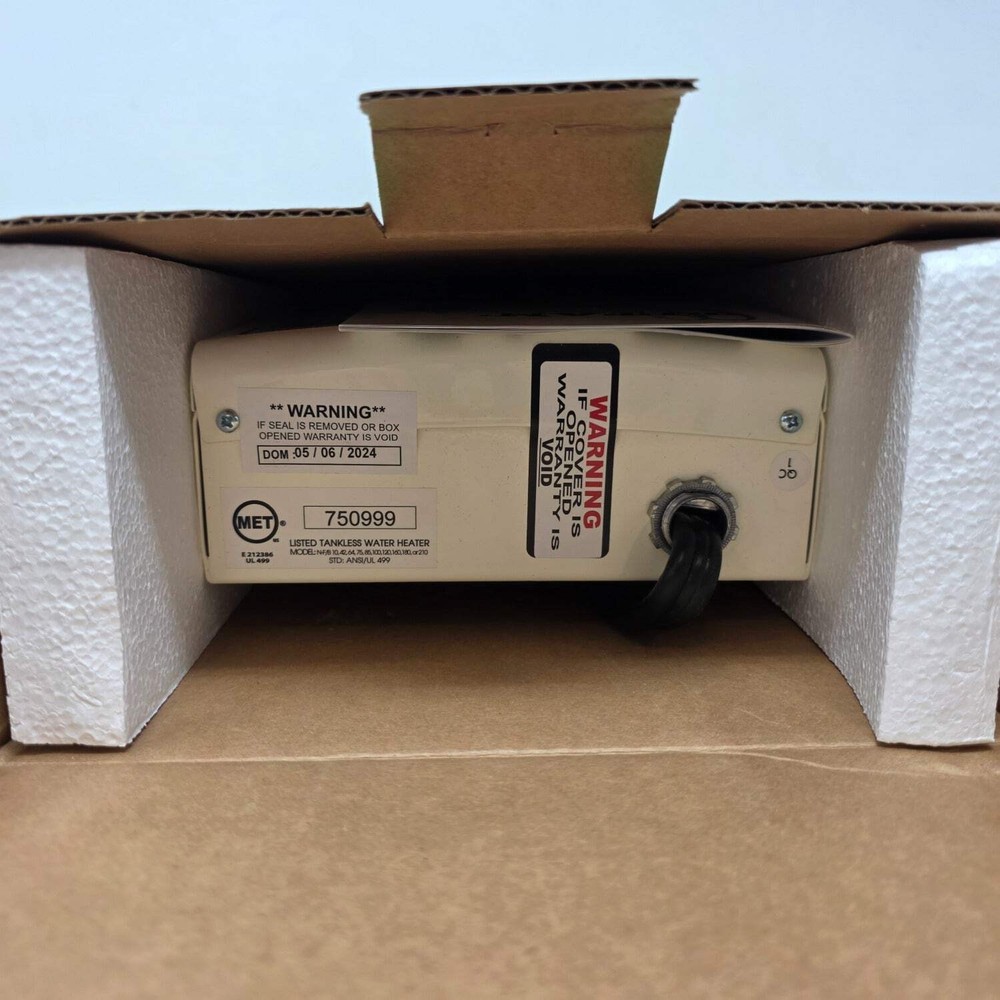 New Titan N-120x Electric Tankless Water Heater 12XN750999 220VAC 60HZ 11KW 54A