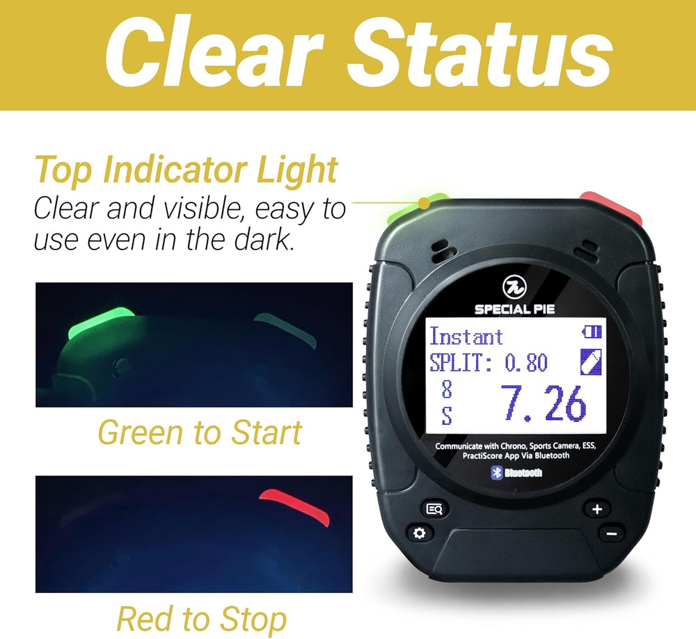 Shot Timer for Shooting - Upgraded Shooting Timer for Training & Dry Fire Practi