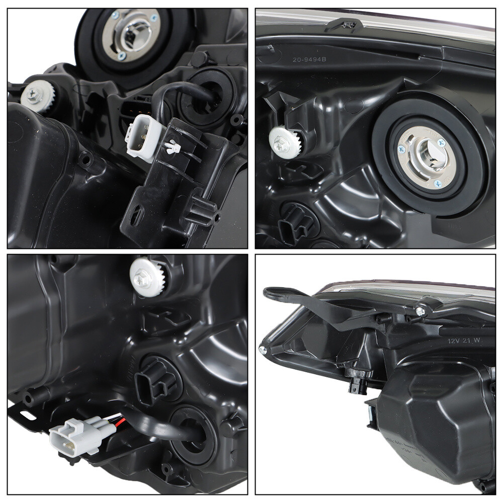 LED Headlight Assembly for 2014 2015 2016 Toyota Corolla Left Right 2pc Pair Set