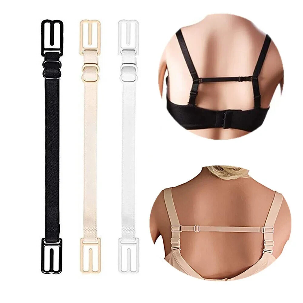 Bra Strap Holder Nonslip Elastic Adjustable Band Strap Racer Back Clip Women