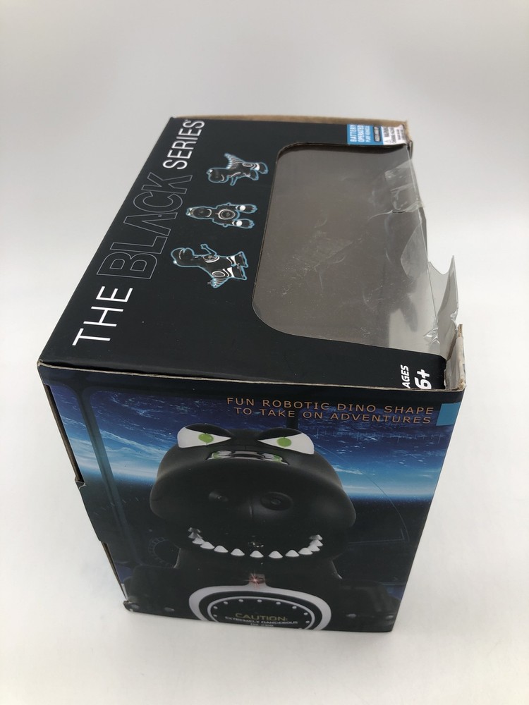 ROBOTOSAURUS! Sharper Image Infared Control Black Dinosaur, it can move forward