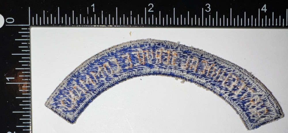 WWII USAAF AAF US Army Air Force Technical Service Command Arc Tab Patch