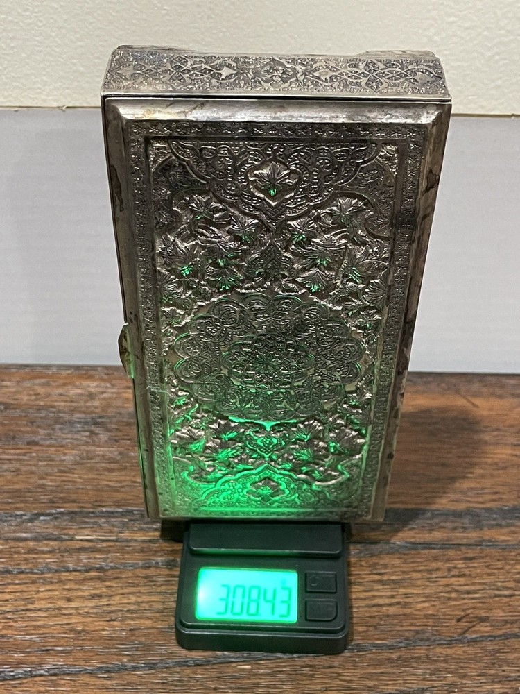 Antique box model craftsmanship 800 Sterling Silver 308g