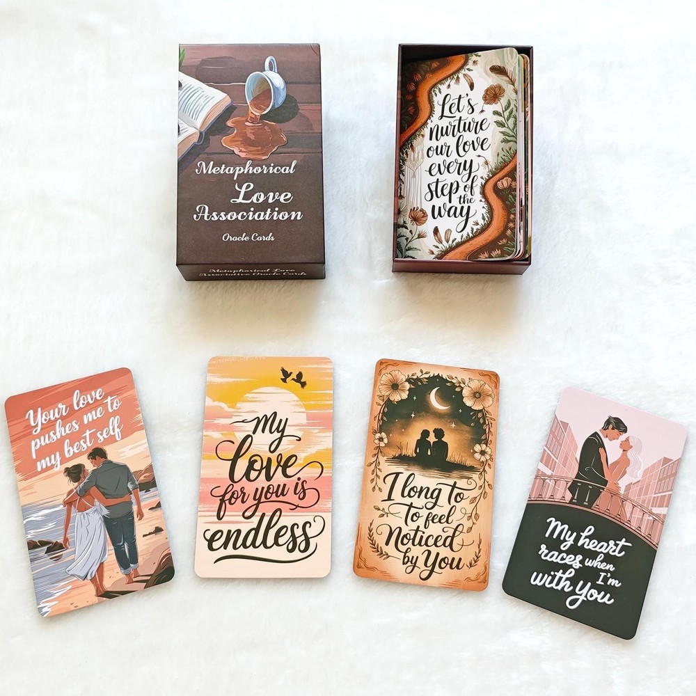 Elegant Metaphorical Oracle Cards - Enhance Creative Thinking & Reflection