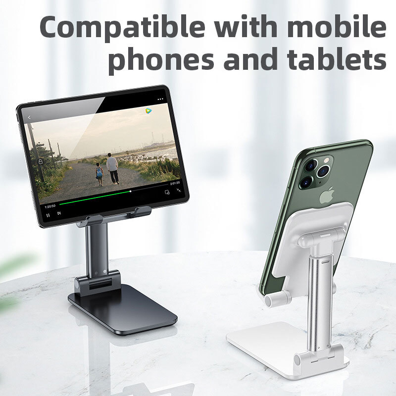Adjustable Cell Phone Tablet Stand Desktop Holder Mount Mobile Phone iPad iPhone
