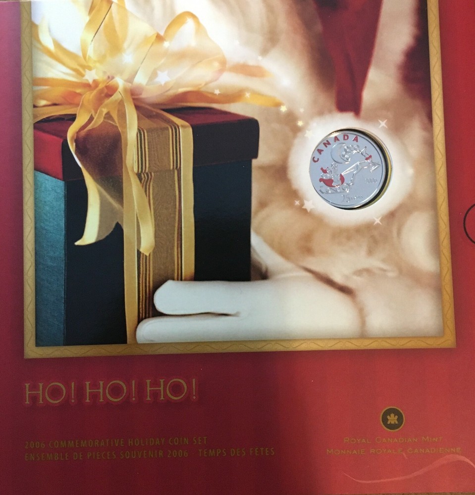 2006 COMMEMORATIVE HAPPY HOLIDAYS 7 COIN SET