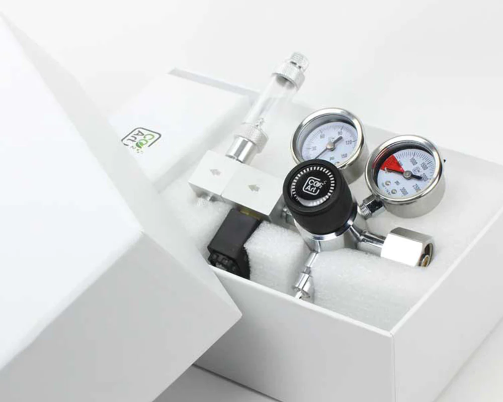 Pro Elite Series Advanced Aquarium Dual Stage Extendable CO2 Regulator