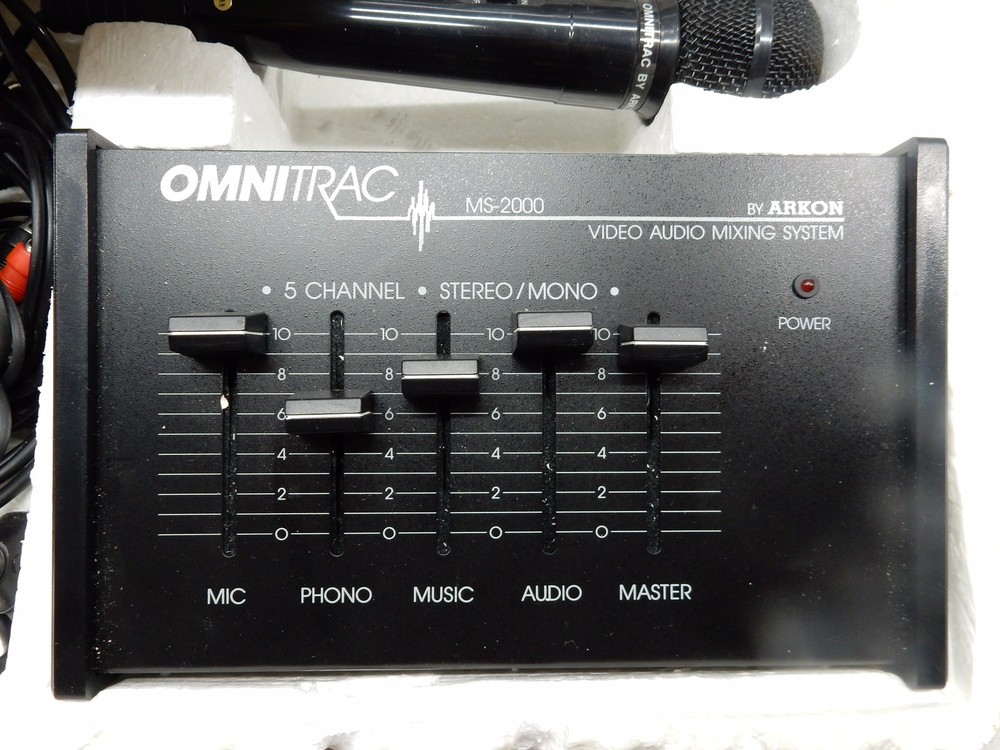 Omnitrac By Akron Video Audio Mixing System MS-2000