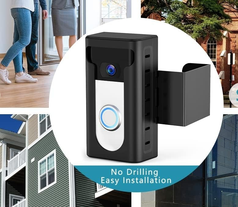 Adjustable Anti-Theft Doorbell Mount with Motion Sensor - Easy Installation