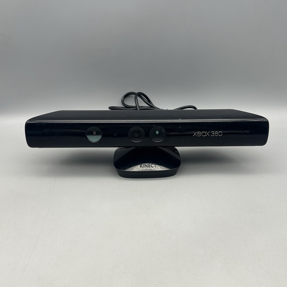 Microsoft Xbox 360 Kinect Sensor Bar 1414 w/ Kinect Adventures Game | TESTED