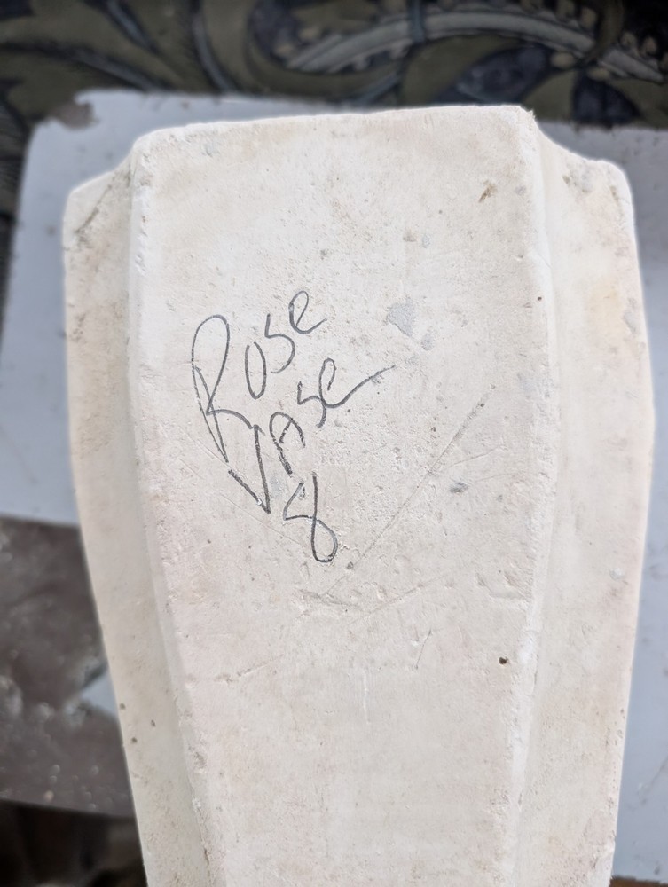 Rose Vase Vintage Slip Casting Ceramic Mold