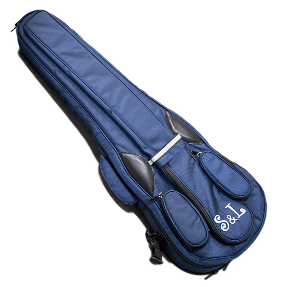 Paititi S&L Triangular Full Size Violin Soft Bag Backpack Style Blue Color