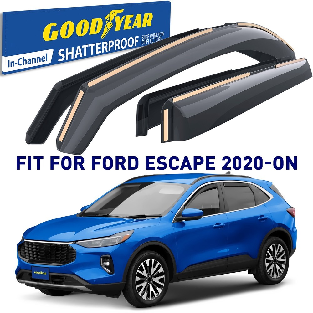 Side Window Deflectors Rain Guards for 2020-2026 Ford Escape