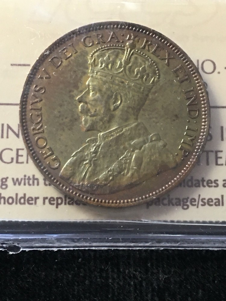 1917c ICCS Graded Newfoundland, Large ¢1 Cent, **MS-60**
