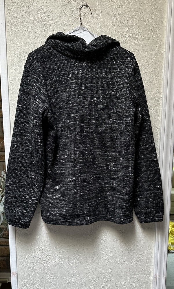 SPYDER Active Heather Gray 1/4 Zip Pullover Jacket Moisture Wicking Boys X-Large