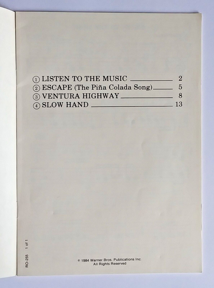 Casio ROCK ON Booklet Only for use with the ROCK ON Casio ROM Pack
