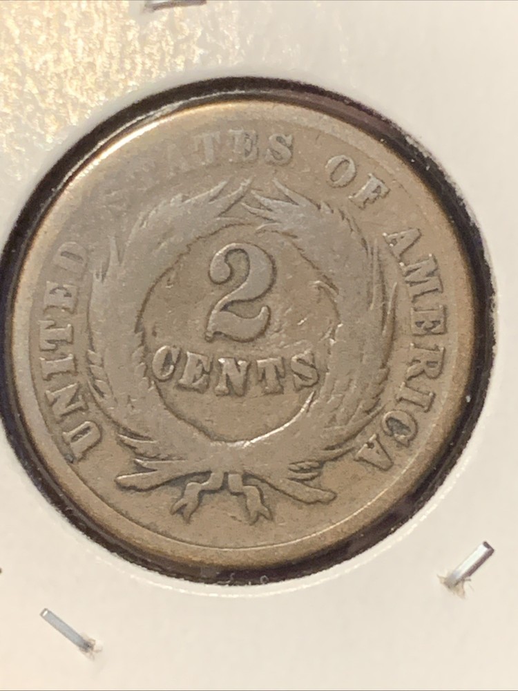 1864 Two Cent Piece Large ~ CIVIL WAR DATE ~