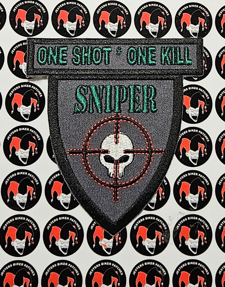 Sniper Embroidered Patch MM001