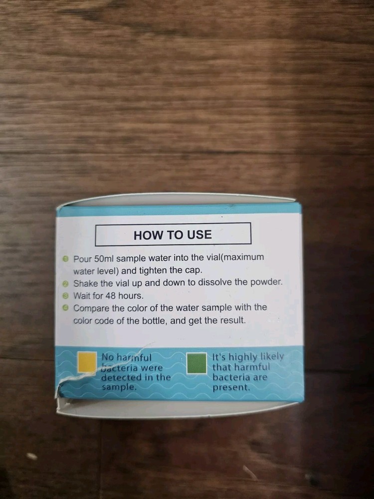 4 Pack Coliform Bacteria Water Test Kit 4 Pack