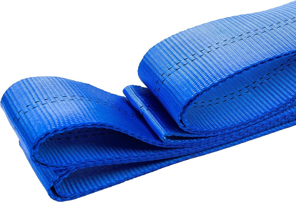HFS (R) Blue Tree Saver, Winch Strap, Tow Strap 30,000 Pound Capacity(3X8FT)