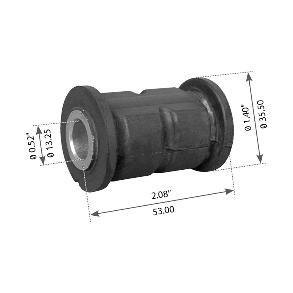 BUSHING CAB-T-ROD 12MM