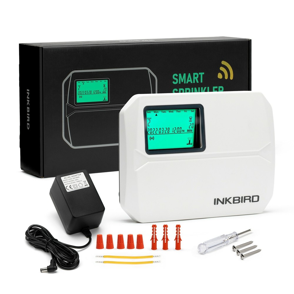 Lawn Smart Sprinkler Controller Watering Timer 8 Stations WiFi Irrigation System