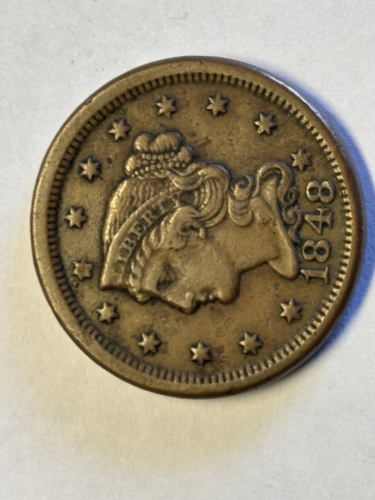 1848 Braided Hair Large Cent (c)