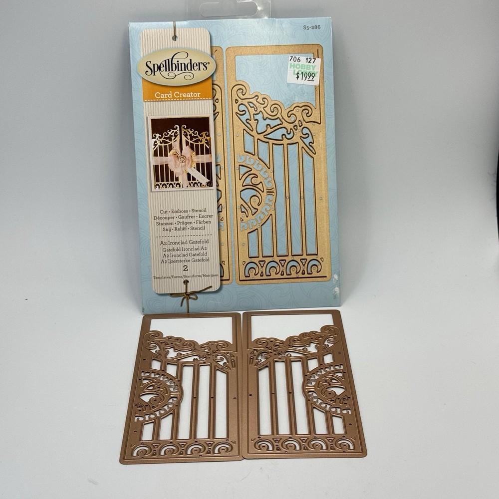 Spellbinders Card Creator A2 Ironelad Gatefold Die Cutting Emboss