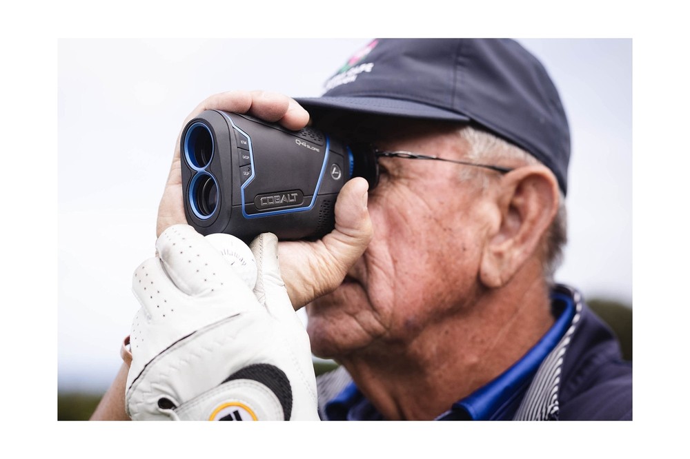 Q-4 Slope Golf Rangefinder Blue/Black