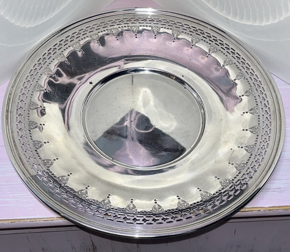 Silver 10” Wallace Serving Tray Number 6405 N