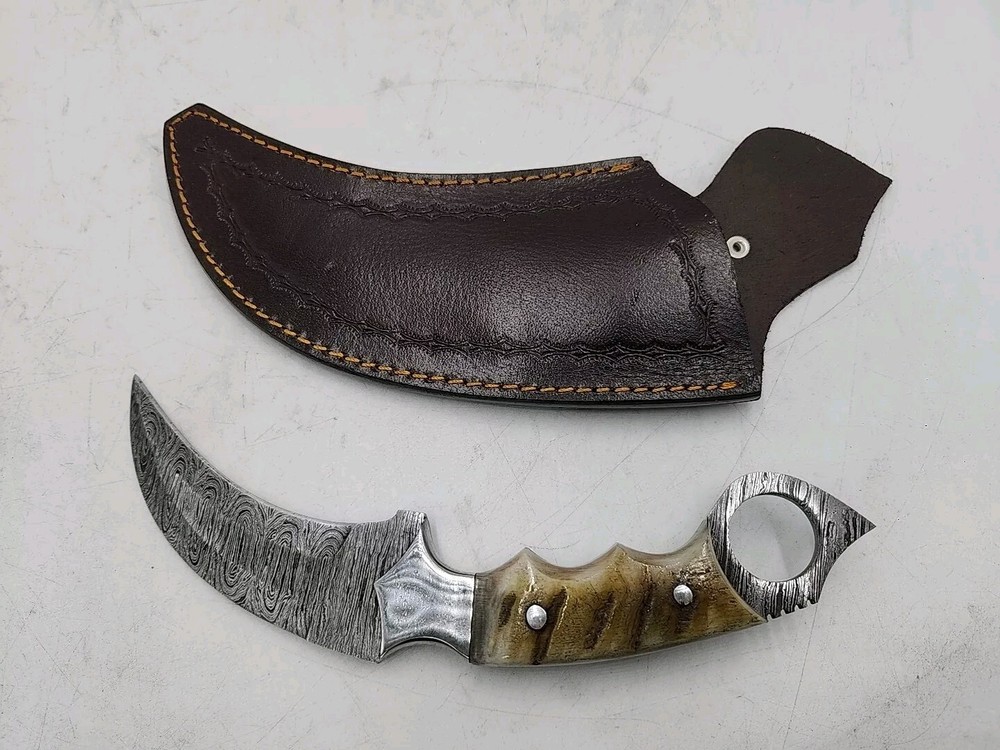 NEW Sheep Horn Karambit Knives