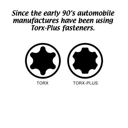 TORX PLUS SOCKET SET, driver bits, automotive tool, hand tools, 9-pc set