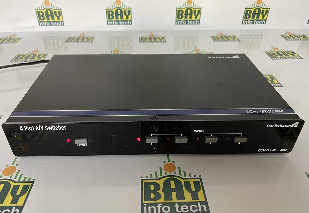 VS421CPNTA StarTech 4-Port Component Video Switch with RS-232 12 x RCA