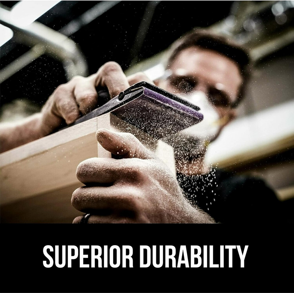 3M Advanced Sandpaper, 20 Sheets, 220 Grit, 3M Pro Grade Precision, Features No-