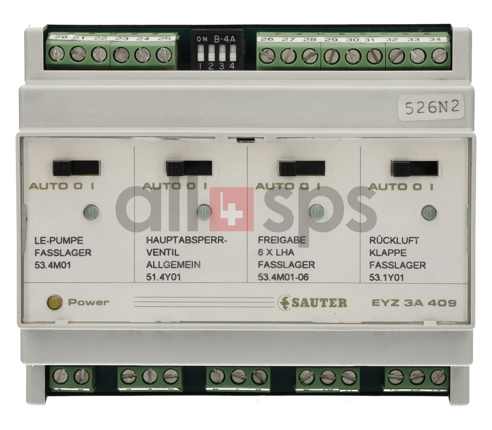 SAUTER CONTROL MODULE - EYZ3A409 (USED)