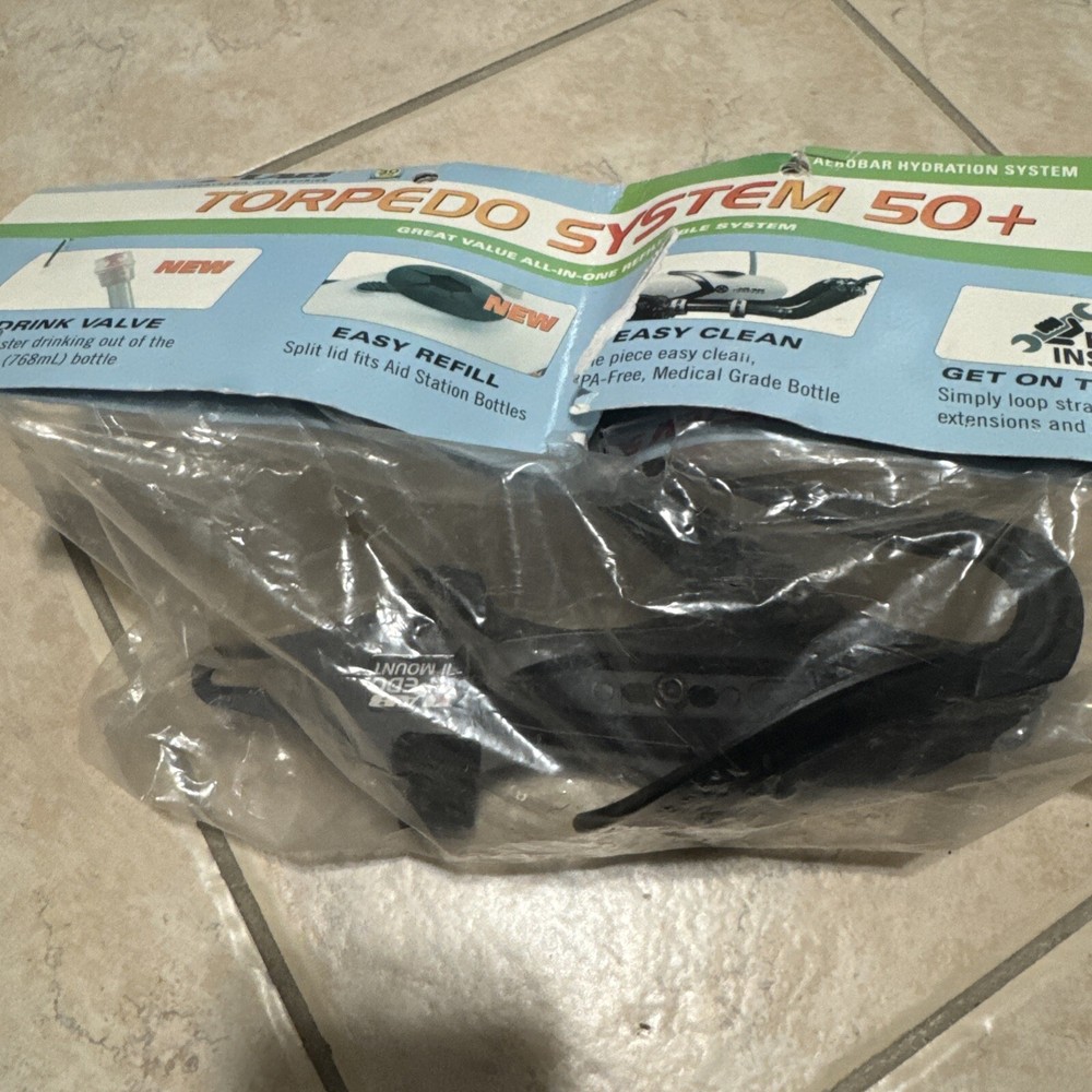 XLAB Torpedo System 50+ Black Hydration System For Triathlon - NEW WITH TAGS