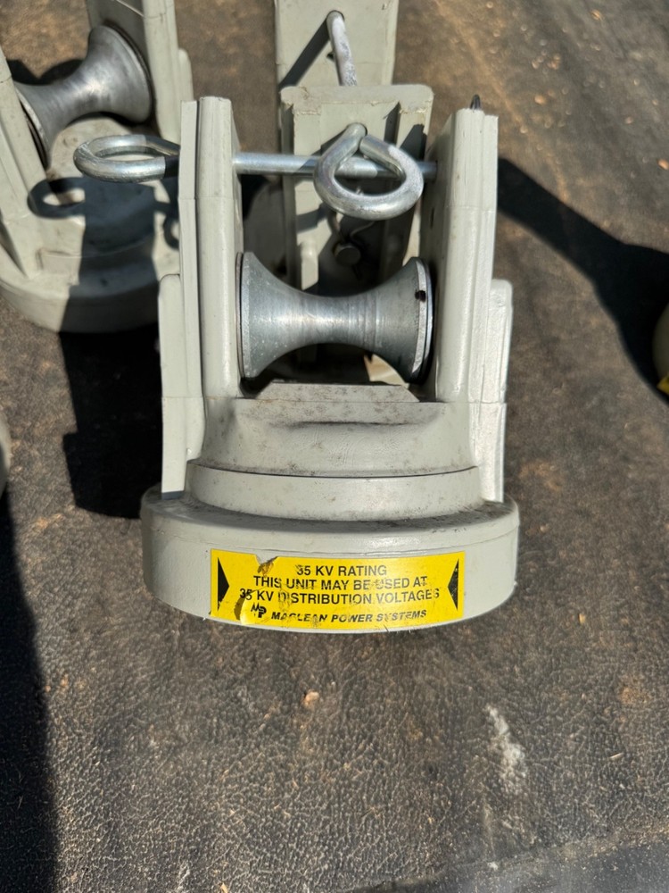 (5) Maclean Power Systems insulated 35KV stringing blocks