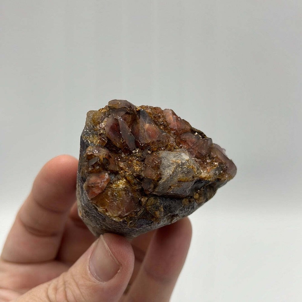 Hematite Phantom Amethyst BB