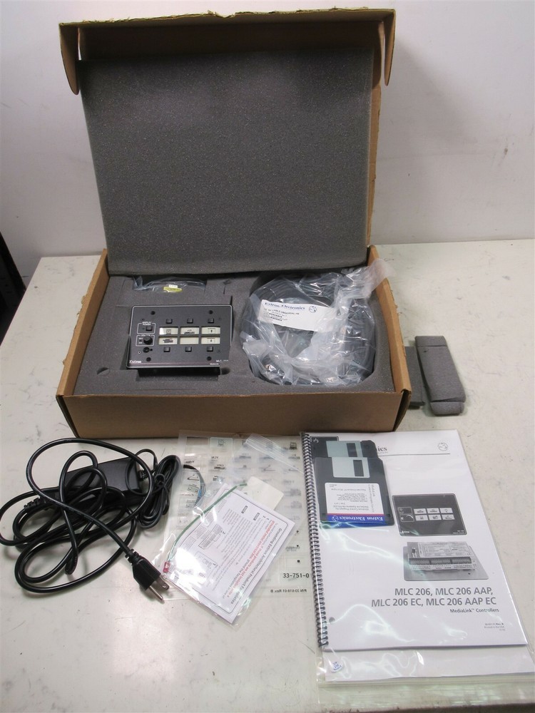 Extron MLC 206 Black Media Link Controller 60-385-02 NOS with Software