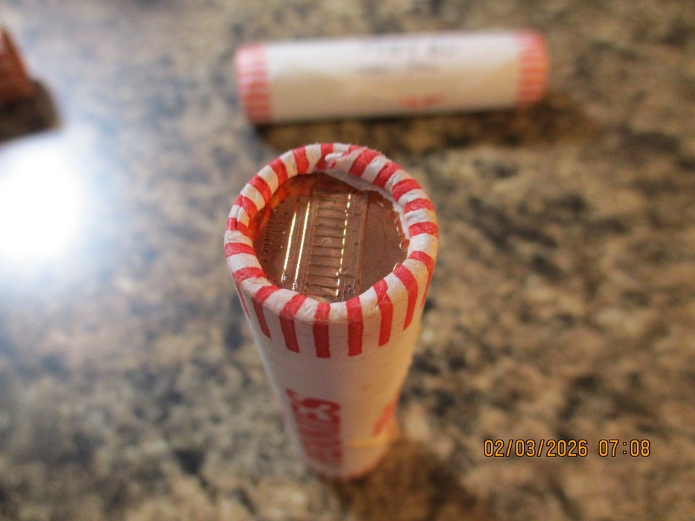 1984 OBW LINCOLN CENT ROLL TAIL-TAIL X