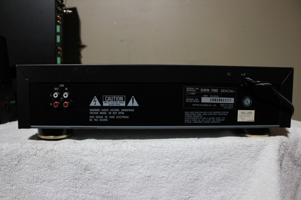 Nice Denon DRR-780 Horizontal Load Cassette Tape Deck