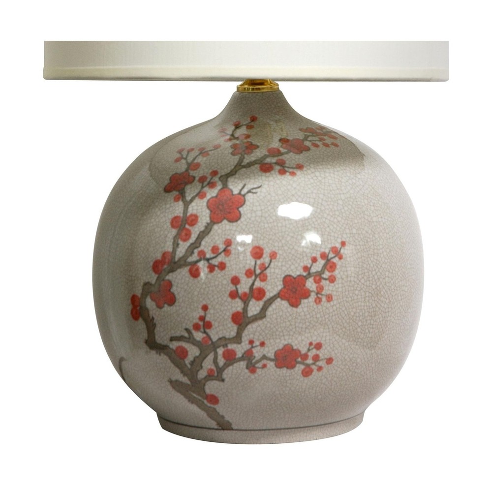 Red Lantern 20" Cherry Blossom Vase Table Lamp