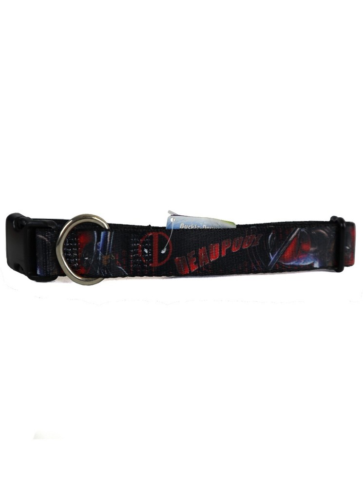 Deadpool Dog Collar Pets X-Force X-Men Marvel Comics Black New With Tags