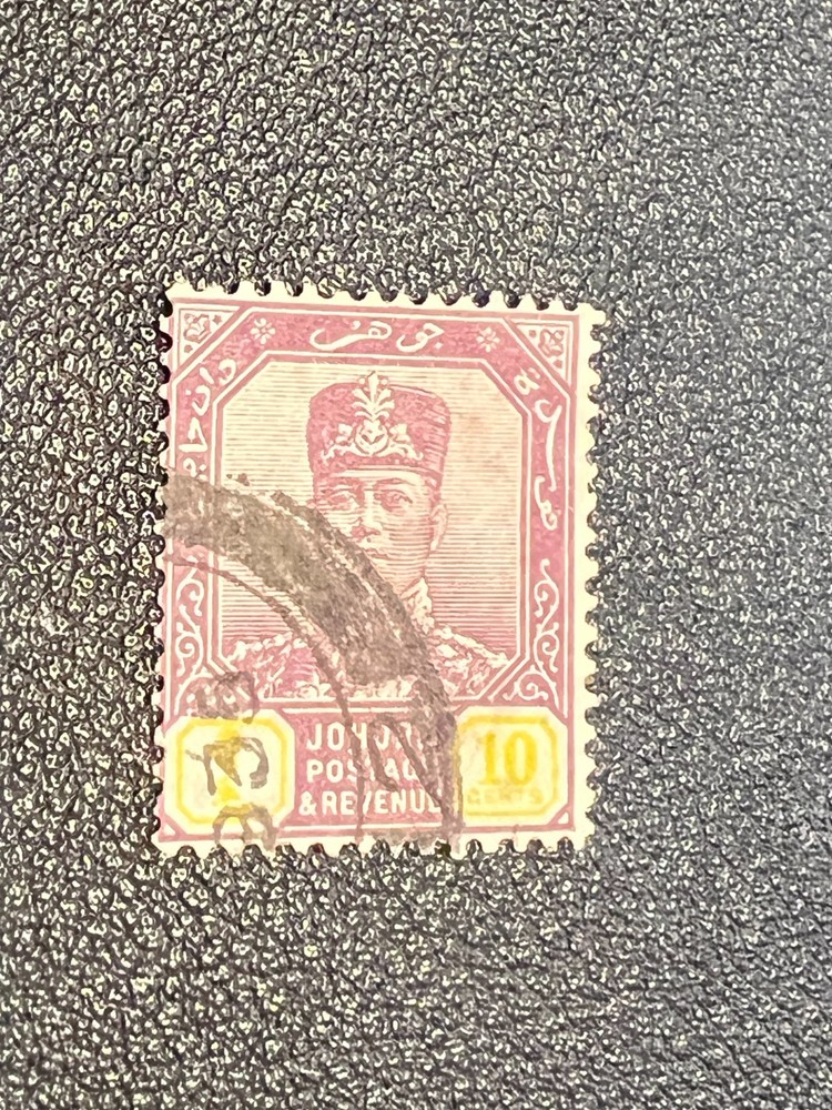 Malaya States Johore stamp 110 used