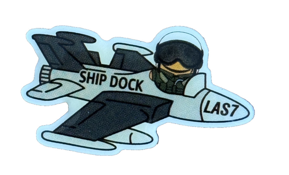 Ship Dock airplane jet Amazon LAS7 Peccy  Pin