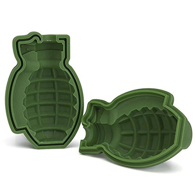 Ice Cube Cake Mold Grenade Baking Chocolate Silicone Freezer Decorating Tool